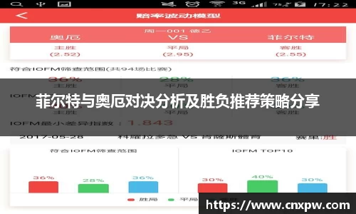 菲尔特与奥厄对决分析及胜负推荐策略分享